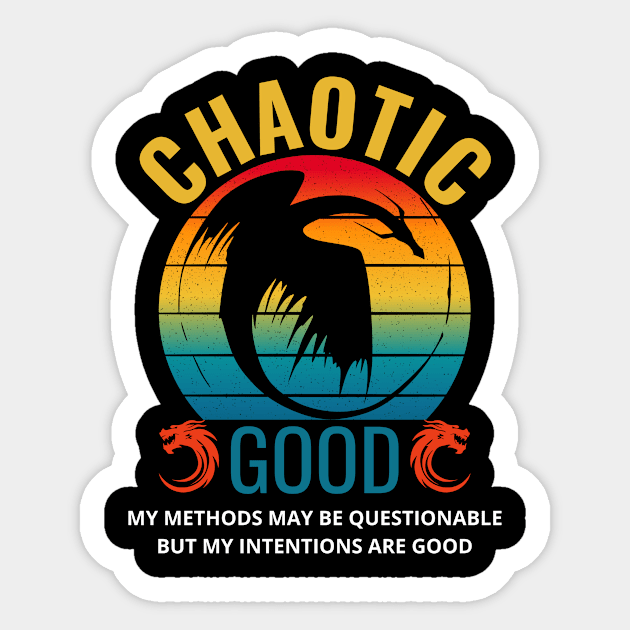 Chaotic good Sticker by abahanom